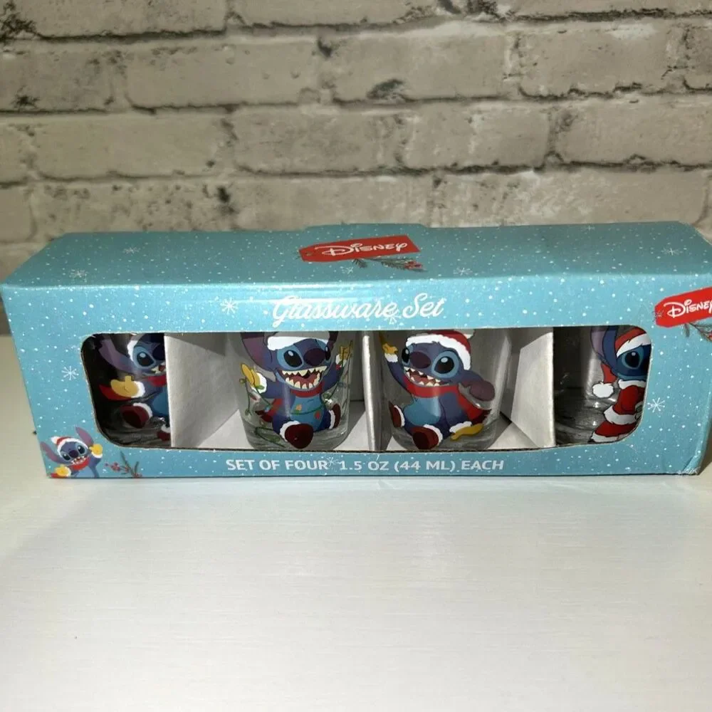 Disney Lilo & Stitch 4 Piece Shot Glass Set - Picture 4 of 6